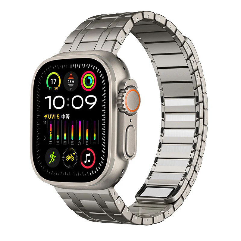 AP Frosted Stainless Steel Magnetic Band For Apple Watch - Image 3