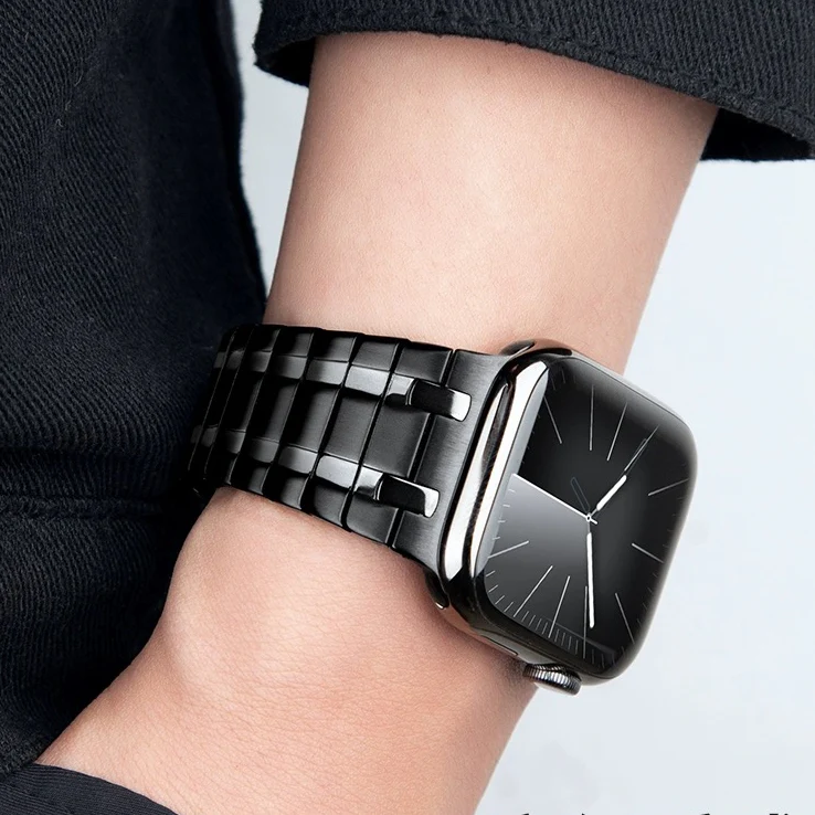 AP Frosted Stainless Steel Magnetic Band For Apple Watch - Image 8