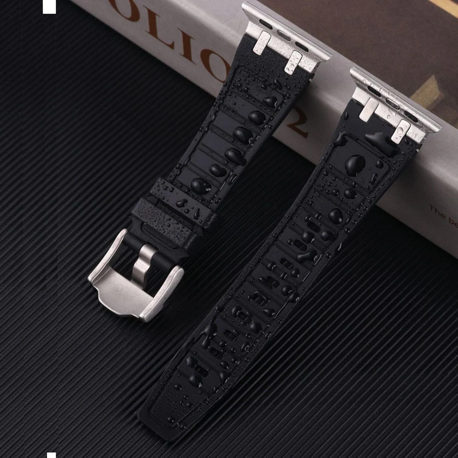 Luxury AP Mod Silicone Band For Apple Watch - Image 6