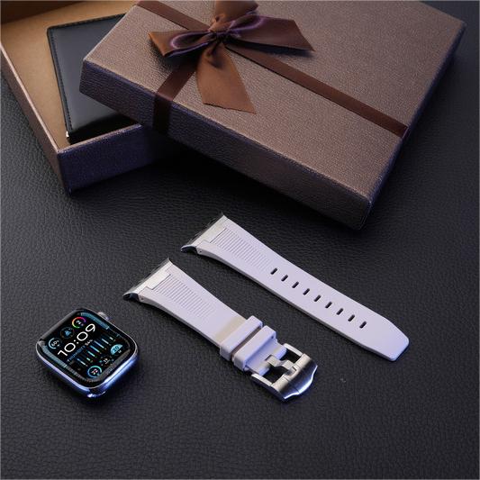 AP New Connector Silicone Band For Apple Watch - Image 6