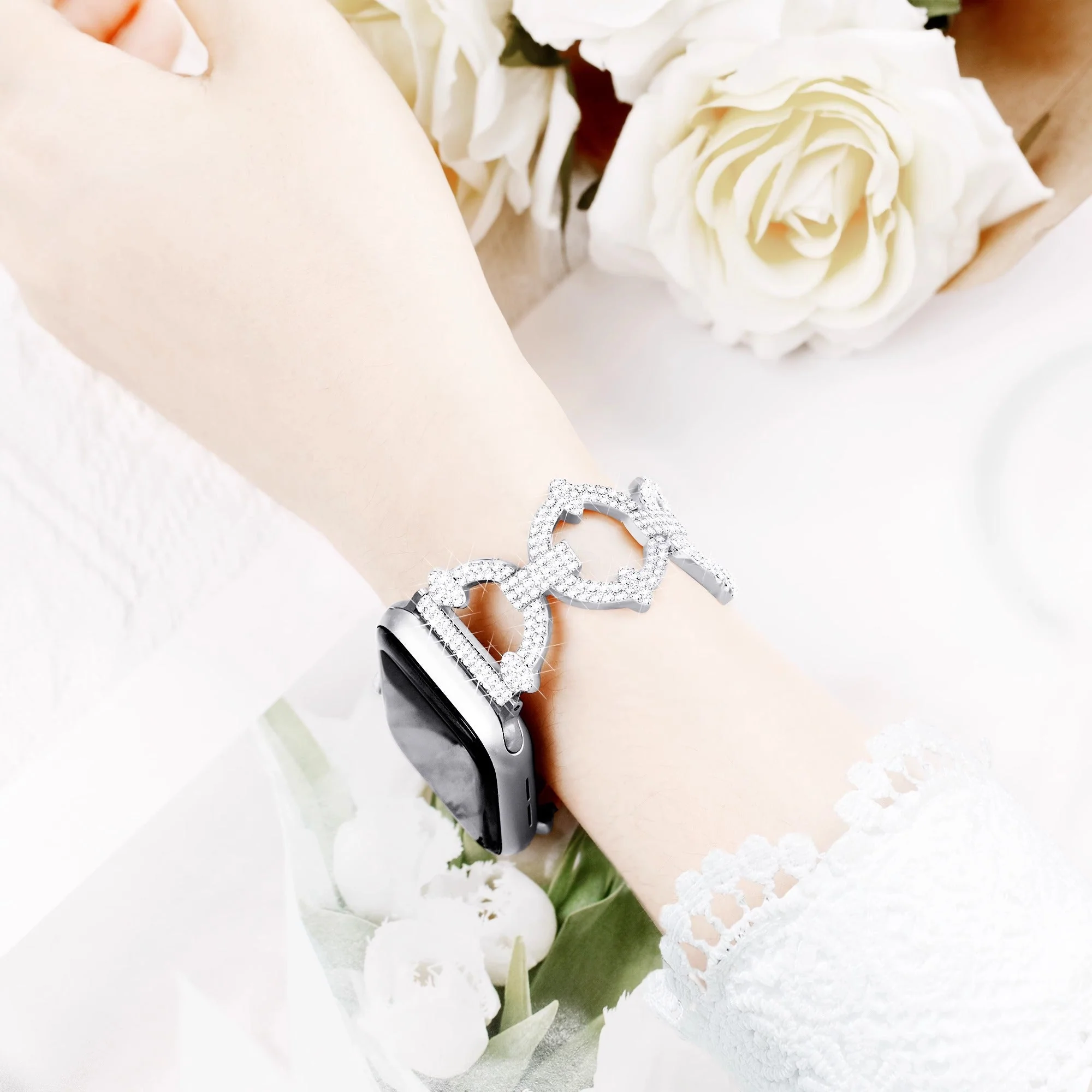 Sparkling Link Bracelet For Apple Watch - Image 4