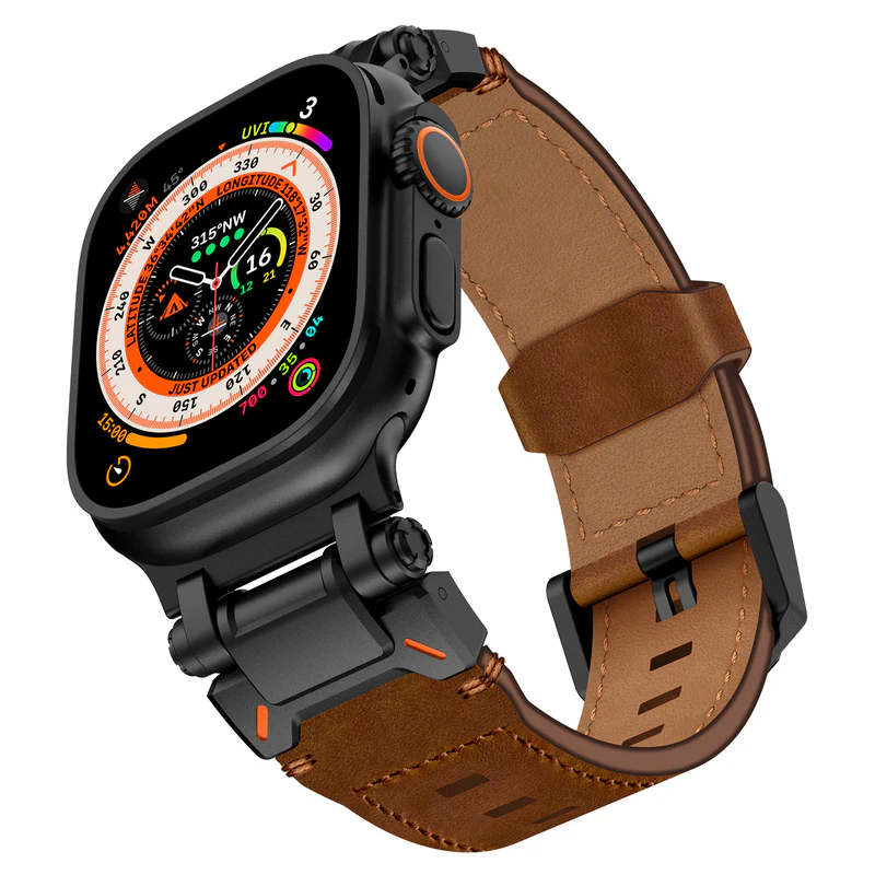 Explorer Crazy Horse Leather Band For Apple Watch - Image 3