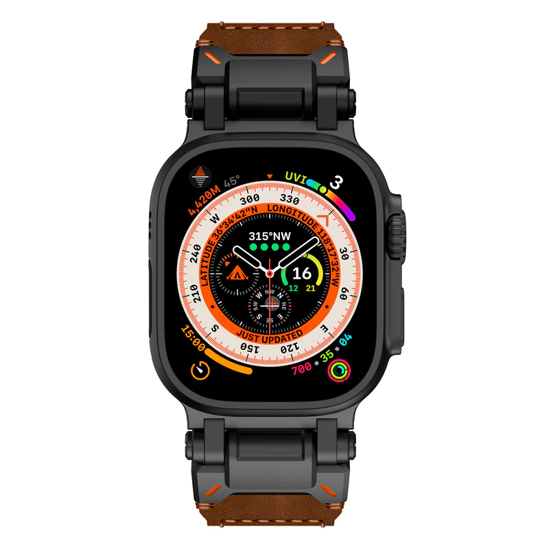 Explorer Crazy Horse Leather Band For Apple Watch - Image 5