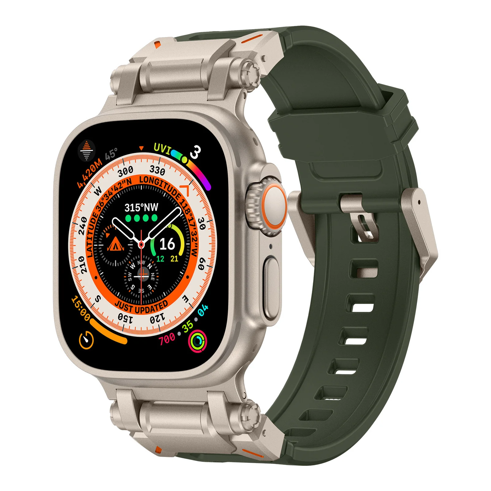 Explorer Silicone Band For Apple Watch - Image 9