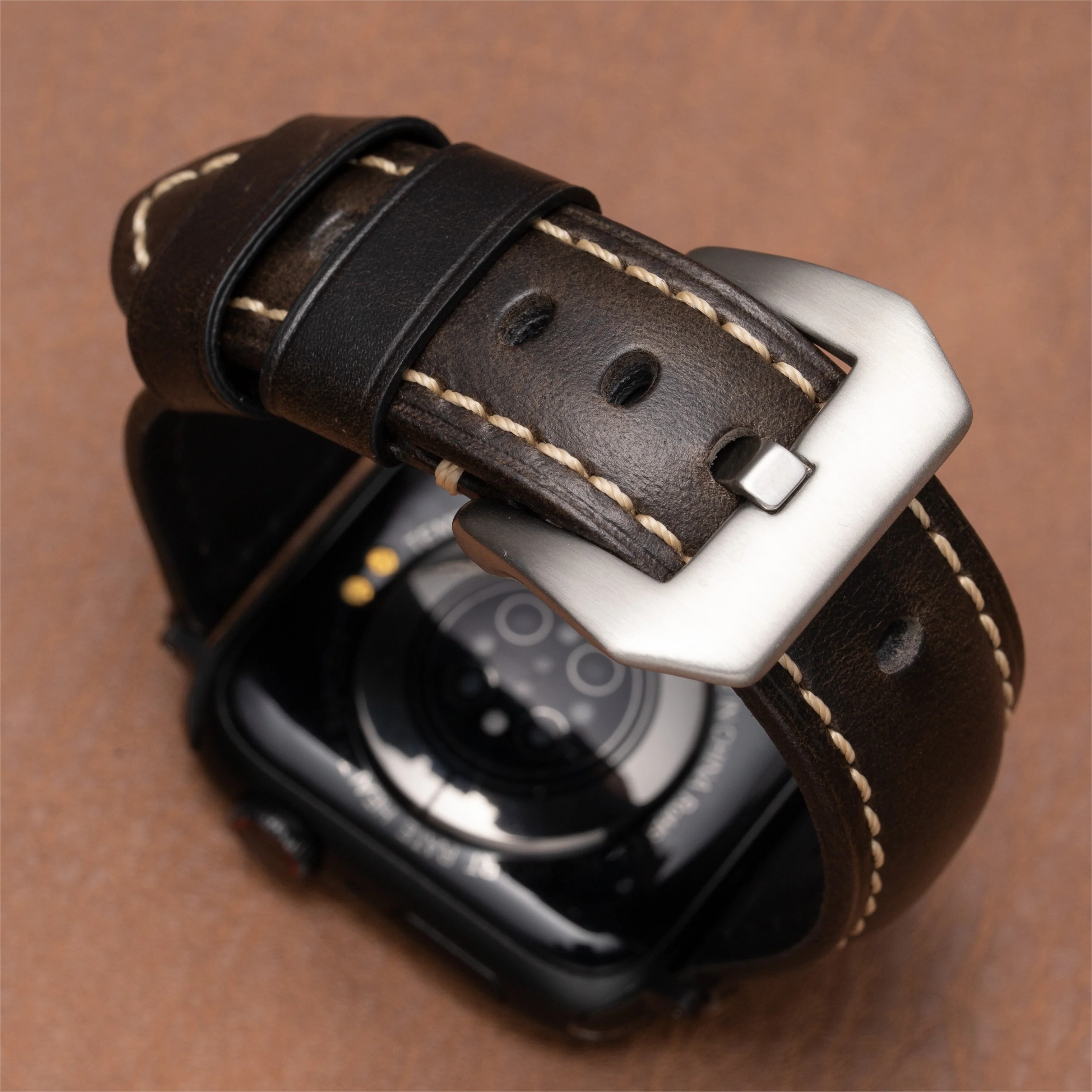 Nappa Leather Band For Apple Watch - Image 3