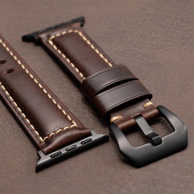 Nappa Leather Band For Apple Watch - Image 9