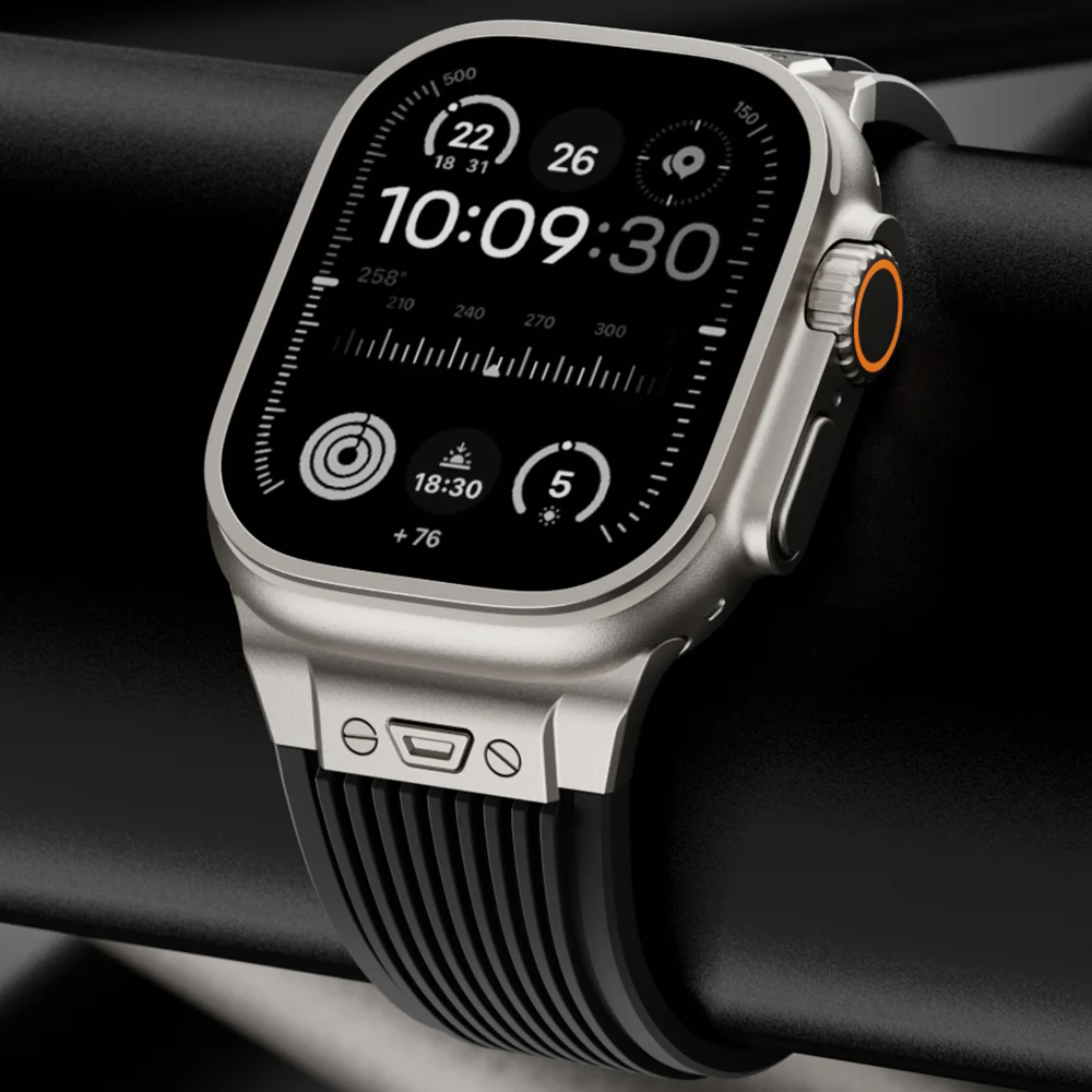 RM Designer Streamlined Silicone Band For Apple Watch - Image 5