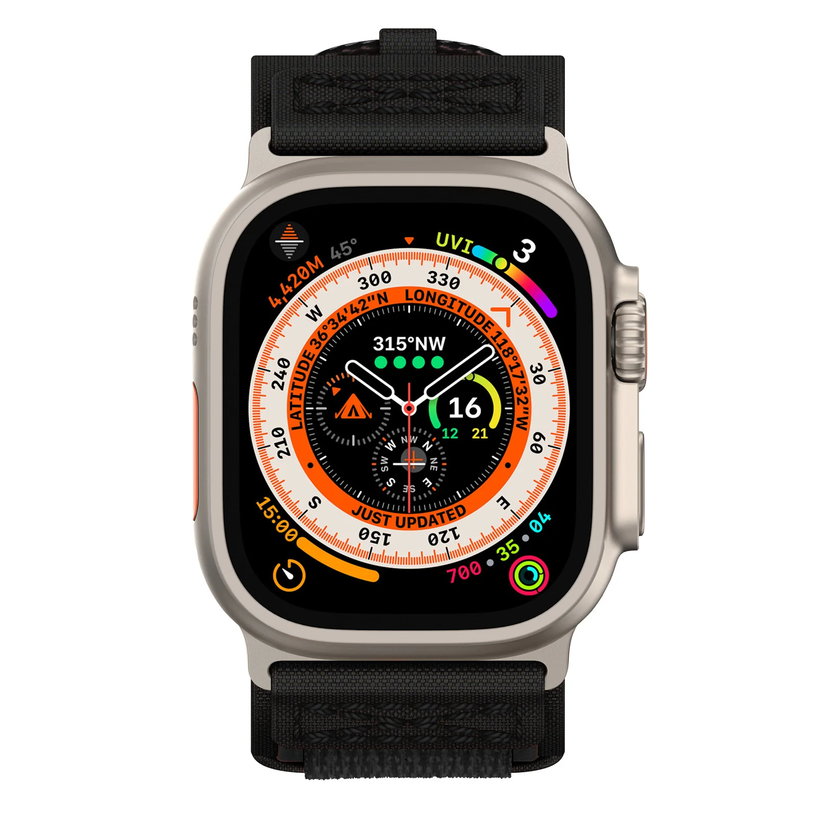 Outdoor Tactical Nylon Strap for Apple Watch - Image 3