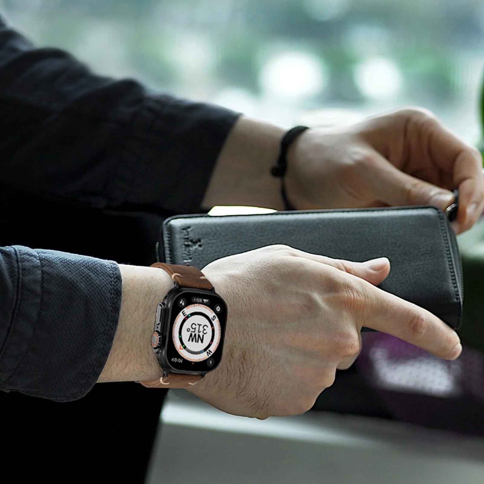 Vintage Leather Band For Apple Watch - Image 5